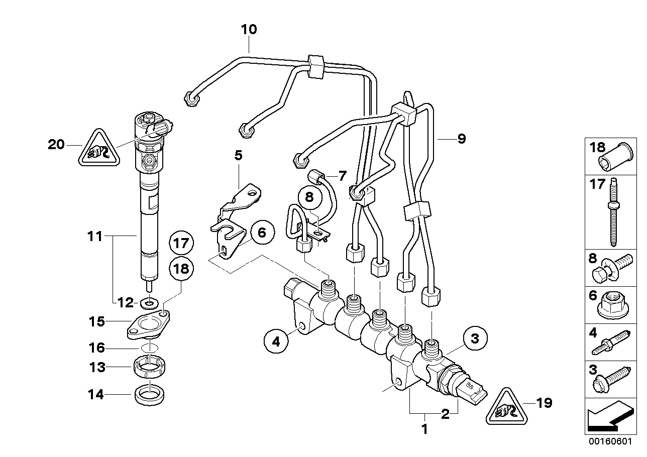 Genuine BMW 13537804982 Flange