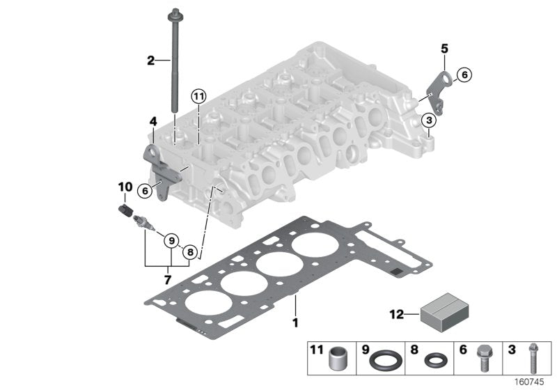 Genuine BMW 12527804179 E90 Universal Socket Housing Uncoded 2 POL. (Inc. One, X1 20dX & 328d)