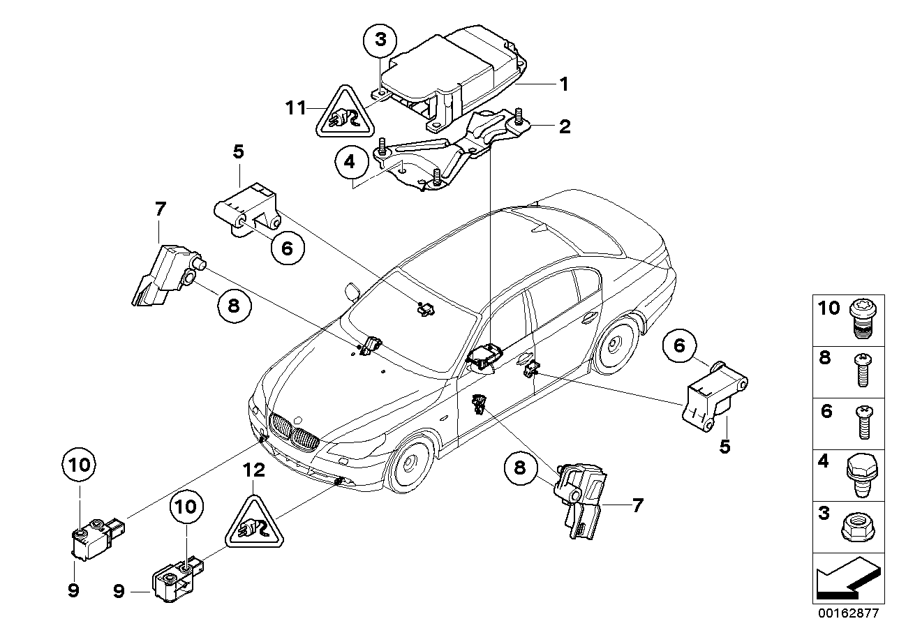 Genuine BMW 61136939878 E60 E63 E86 Protective Cap, Uncoded 40 POL. (Inc. 650i, 635d & 525xi)