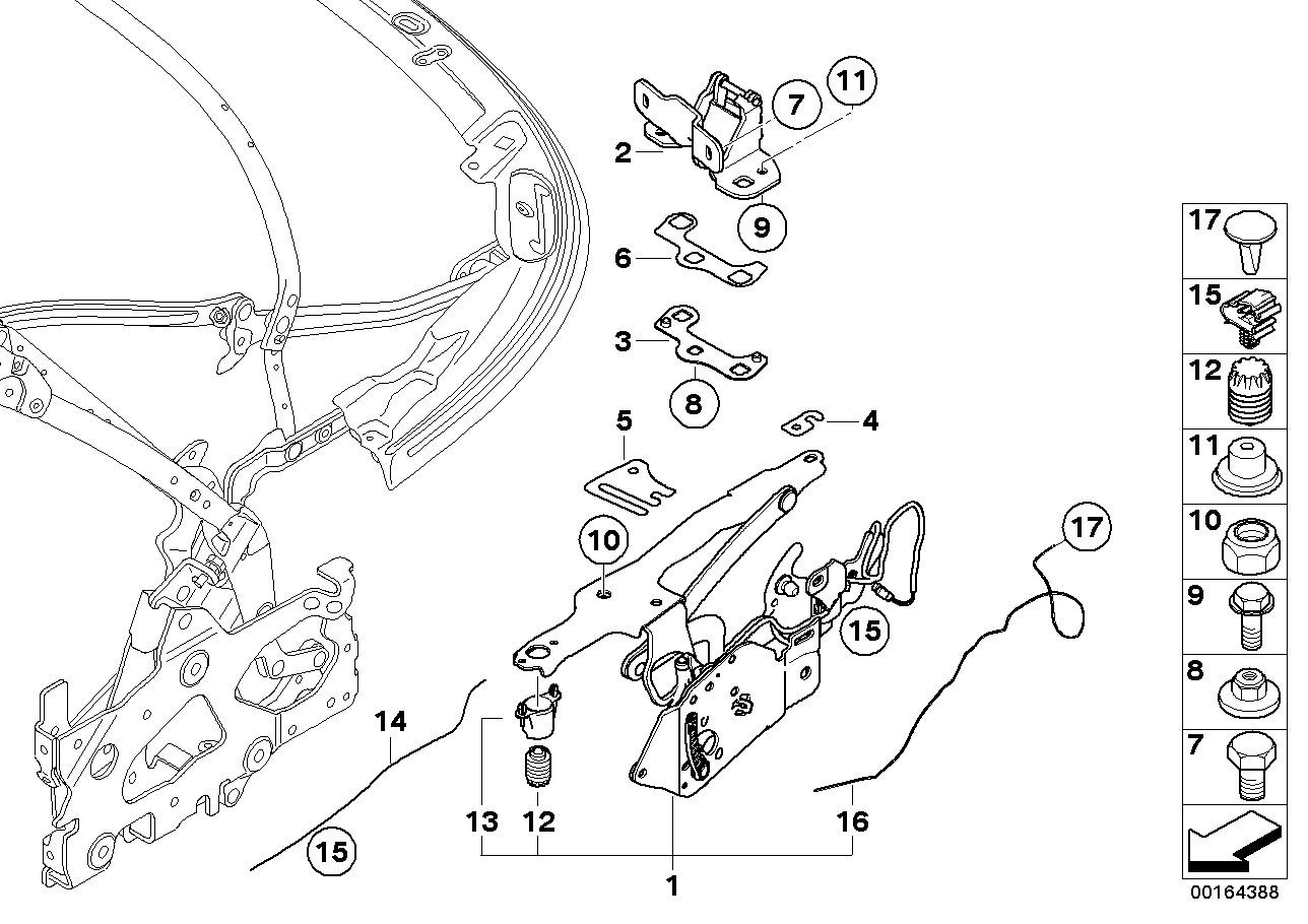 Genuine BMW 34322333206 E85 Hose Clamp (Inc. 750dX, Z4 2.2i & 730d)