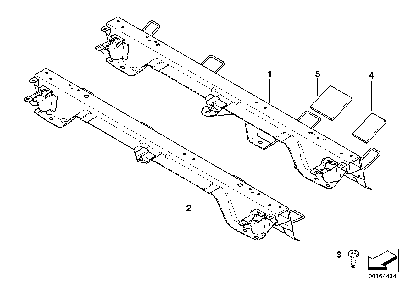 Genuine BMW 52209162635 E71 E72 E70 TriCover, Isofix, Outer SCHWARZ (Inc. X6 M & X5)