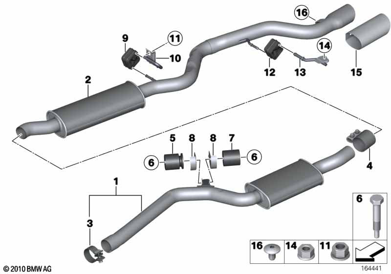 Genuine BMW 13623419443 Vibration Absorber 47 HZ