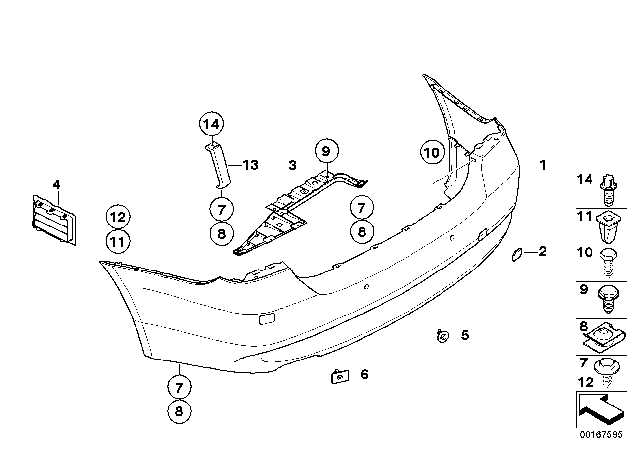 Genuine BMW 51127127721 E91 Pdc Holder Inside Left (Inc. 318i, 325xi & 330i)
