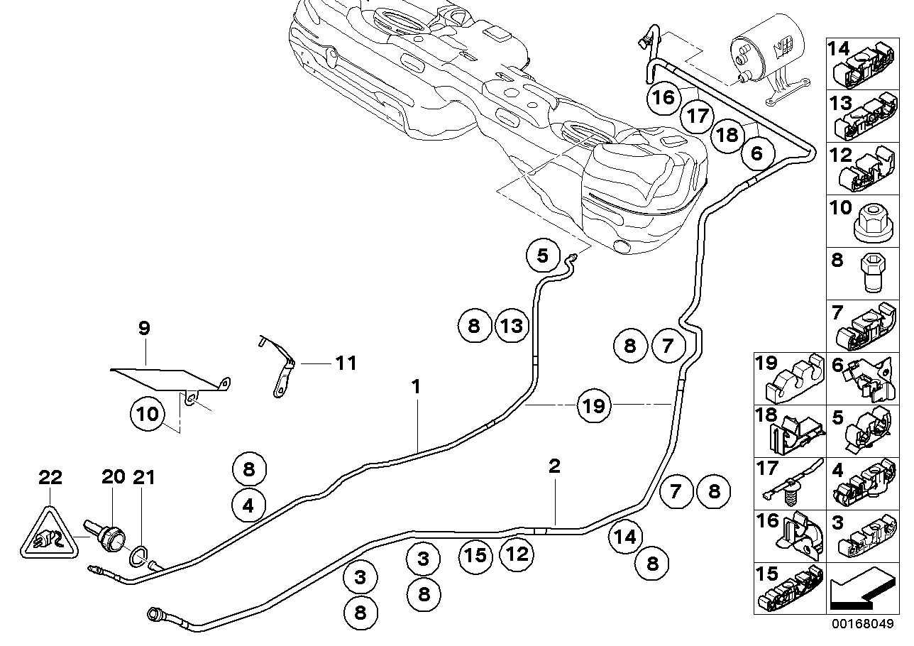 Genuine BMW 16122283498 E93 E90 Vibration Damper (Inc. M3)