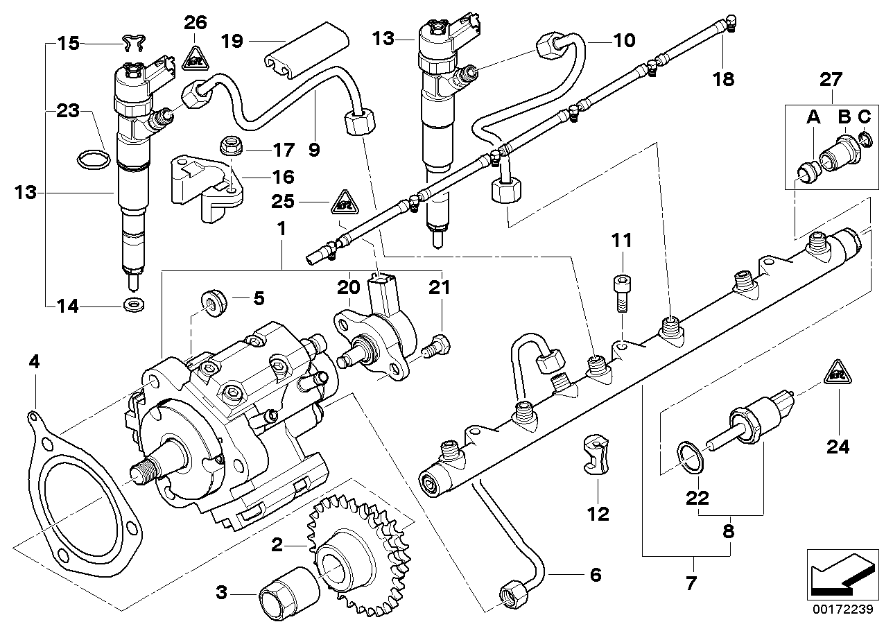 Genuine BMW 12512247471 R56 Plug Housing 2 POL. (Inc. Coop.S JCW, 530d & 330d)