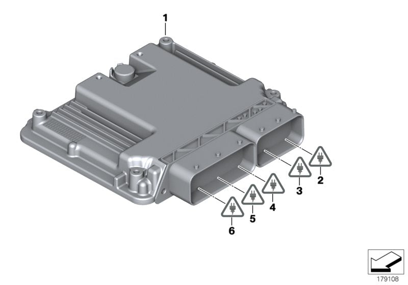 Genuine BMW 12527564134 E92 E70 E91 Covering Cap 20-POL. (Inc. 650iX, X5 50iX & 750LiX)