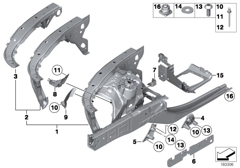 Genuine BMW 07147239634 Blind Rivet N9 (Inc. i3 60Ah Rex, 750LiS & i3 60Ah)