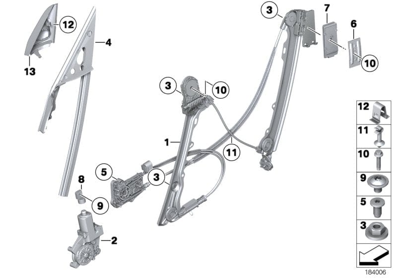 Genuine BMW 51337238718 E89 Corner Moulding, Interior Right (Inc. Z4 20i, Z4 35is & Z4 28i)