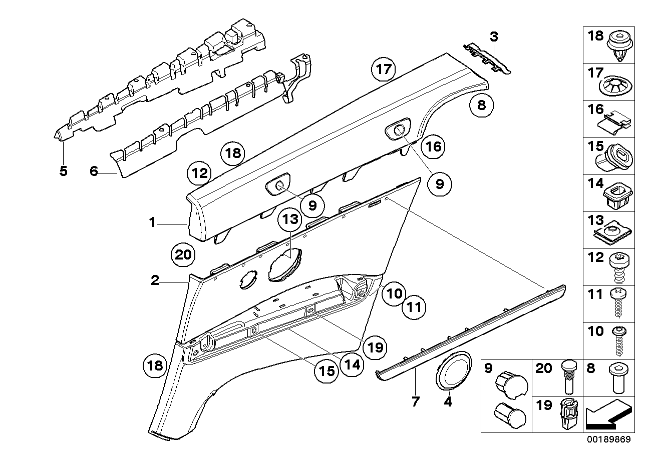 Genuine BMW 65206968652 E93 Antenna For Am/Fm, Right (Inc. 325d, M3 & 330i)