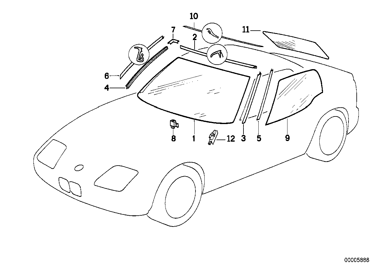 Genuine BMW 51312291164 Cup (Inc. Z1)