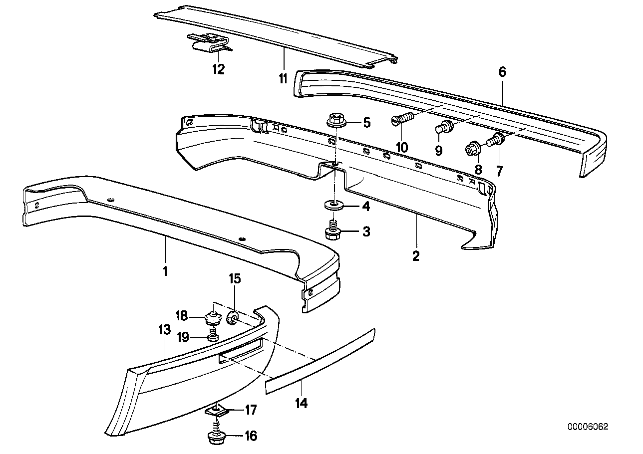 Genuine BMW 51121967519 E24 Cover (Inc. M6, 635CSi & M635CSi)