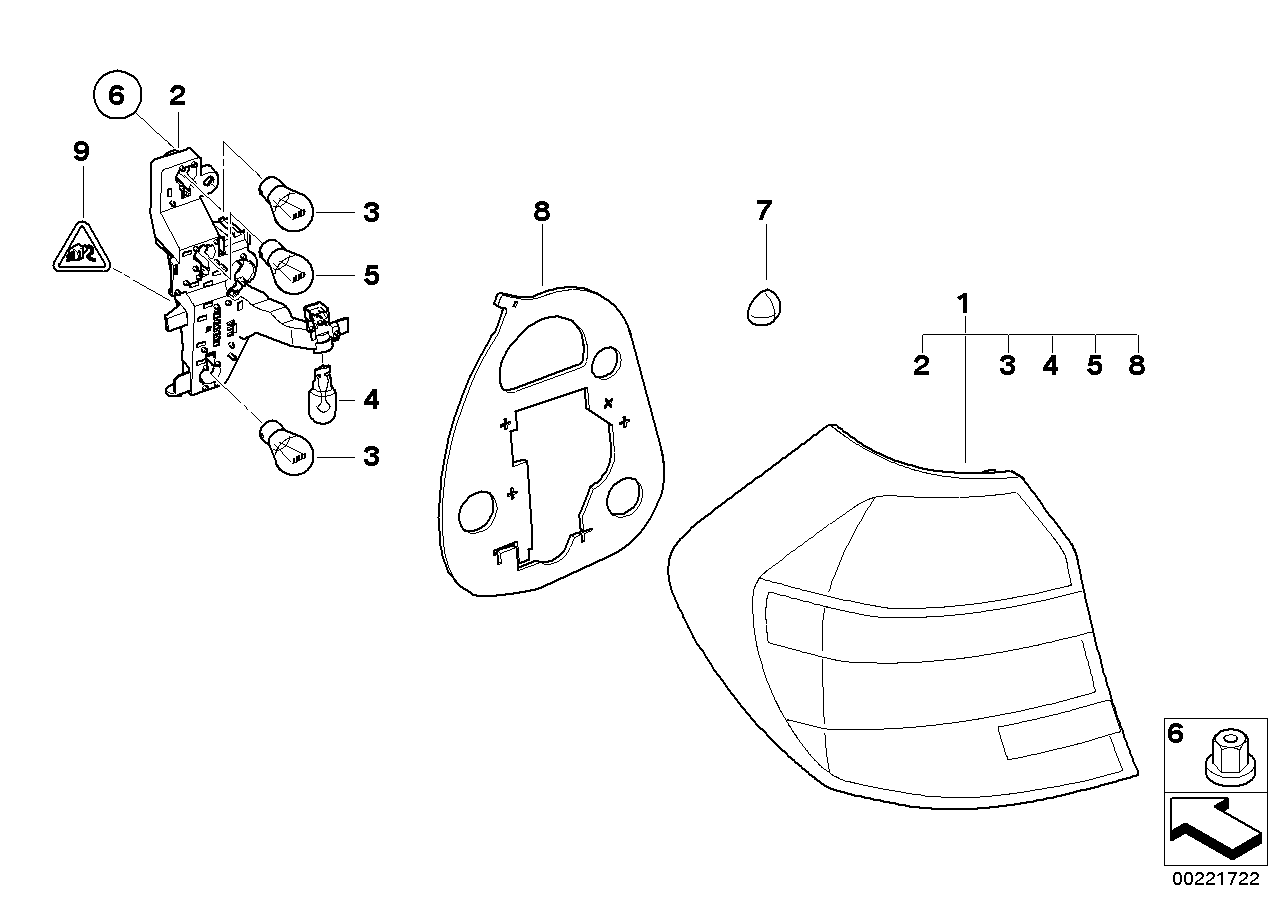 Genuine BMW 63217173556 G11 Rubber Buffer (Inc. 750Li, 530dX & 535dX)