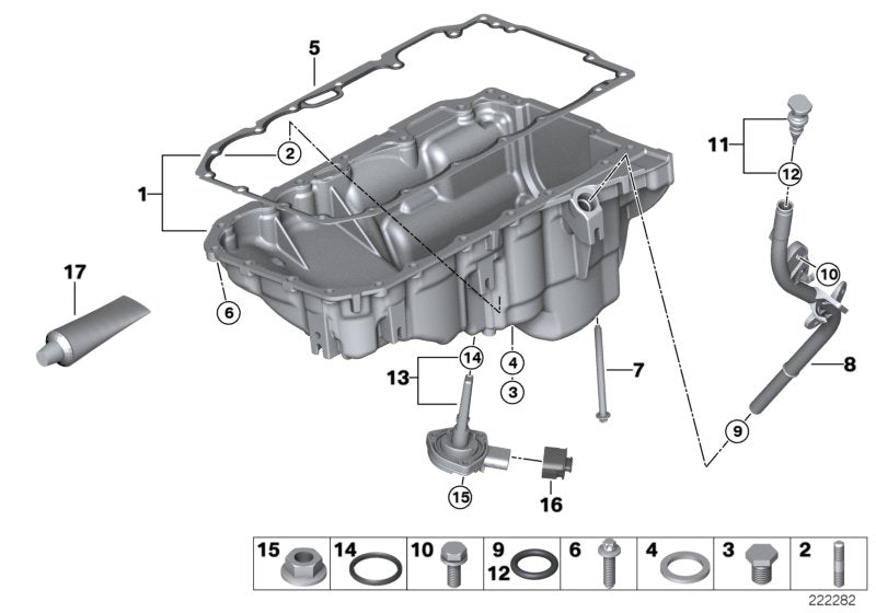 Genuine BMW 07129904544 Stud Bolt M6X30-ZNNIV SI