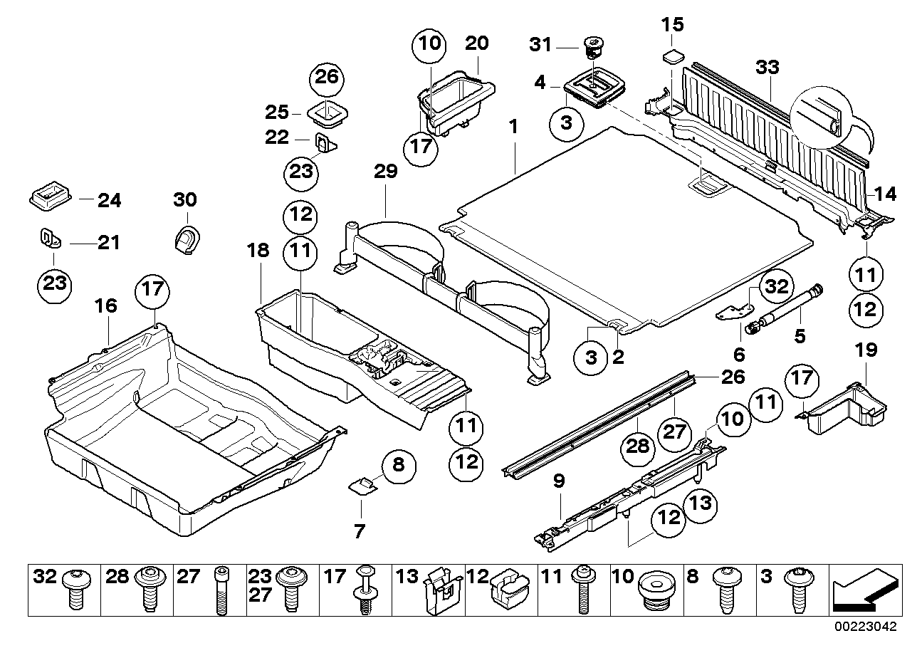 Genuine BMW 51476980660 E70 Cover, Sill BEIGE (Inc. X5)