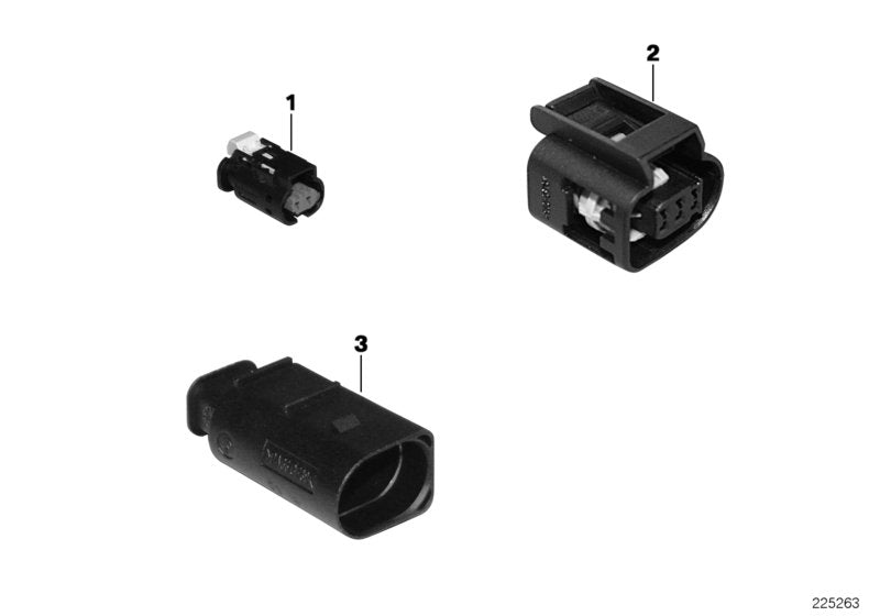 Genuine BMW 12527512179 Socket Housing 6-POLIG (Inc. One Eco 55kW, One D & Cooper S ALL4)