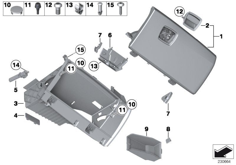 Genuine BMW 51169180653 Holder (Inc. 760LiS, 740d & Hybrid 7)
