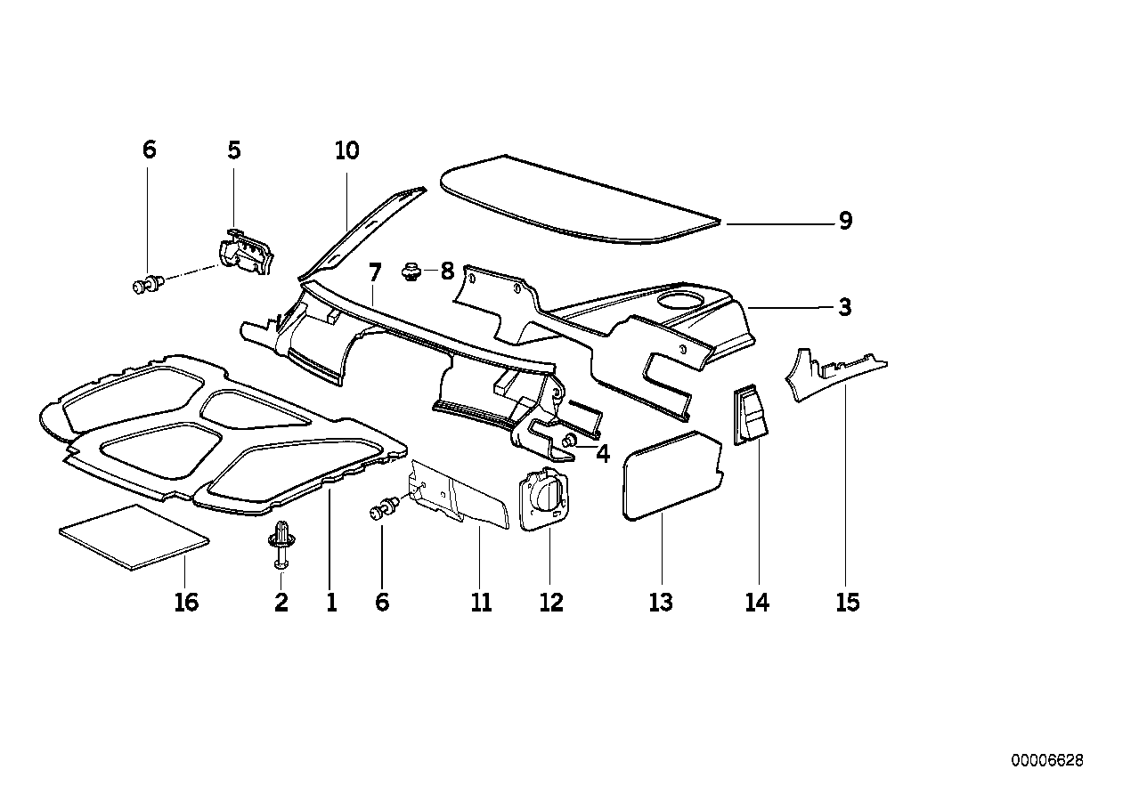 Genuine BMW 51488161501 Sound Insulation Front Door