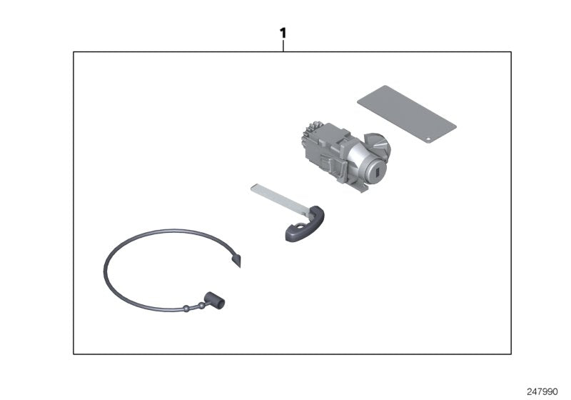 Genuine BMW 51217289116 Set Uniform Locking System CA (Inc. 520d ed, M5 & 550i)