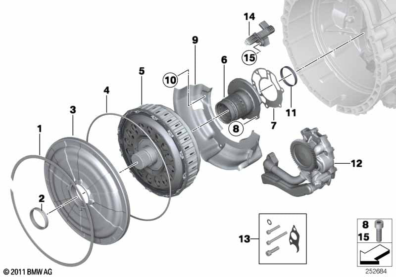 Genuine BMW 28107842851 Rpm And Temperature Sensor