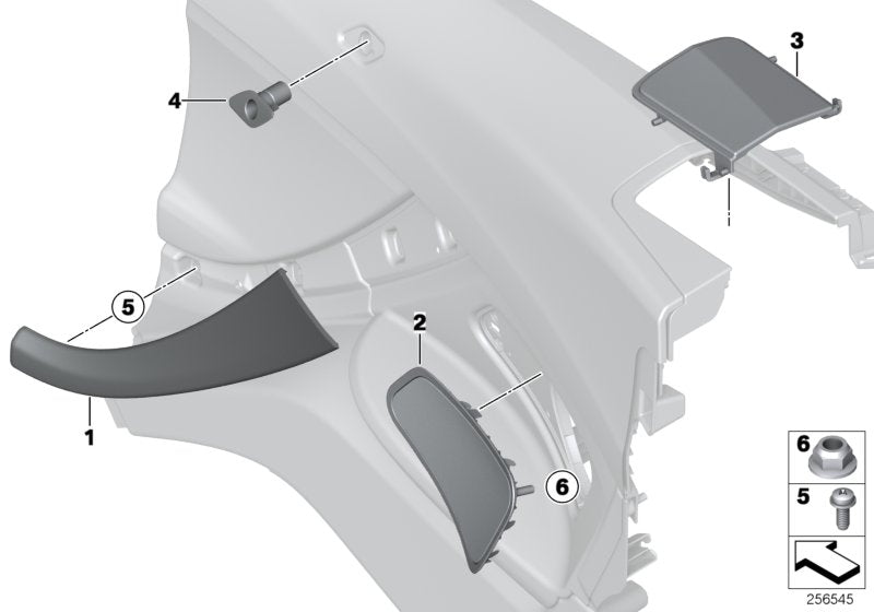 Genuine BMW 51437406338 Cover F Right Loudspeaker COGNAC (Inc. 650iX, 650iX 4.0 & 640d)