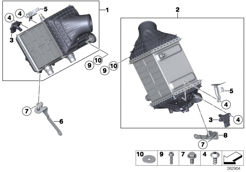 Genuine BMW 17517843120 Bracket Ventilation Valve (Inc. M5 & M6)