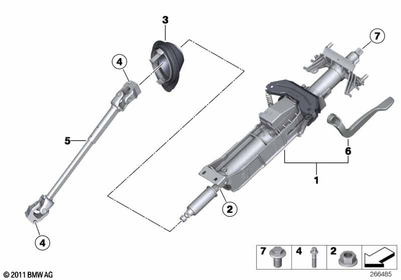 Genuine BMW 32306791297 Lower Joint Assy