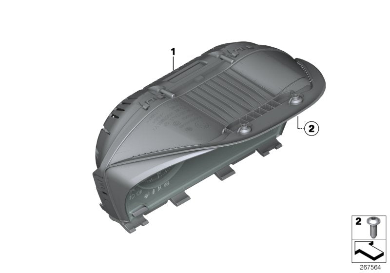 Genuine BMW 62109371017 Instrument Cluster KMH (Inc. M235i Racing)
