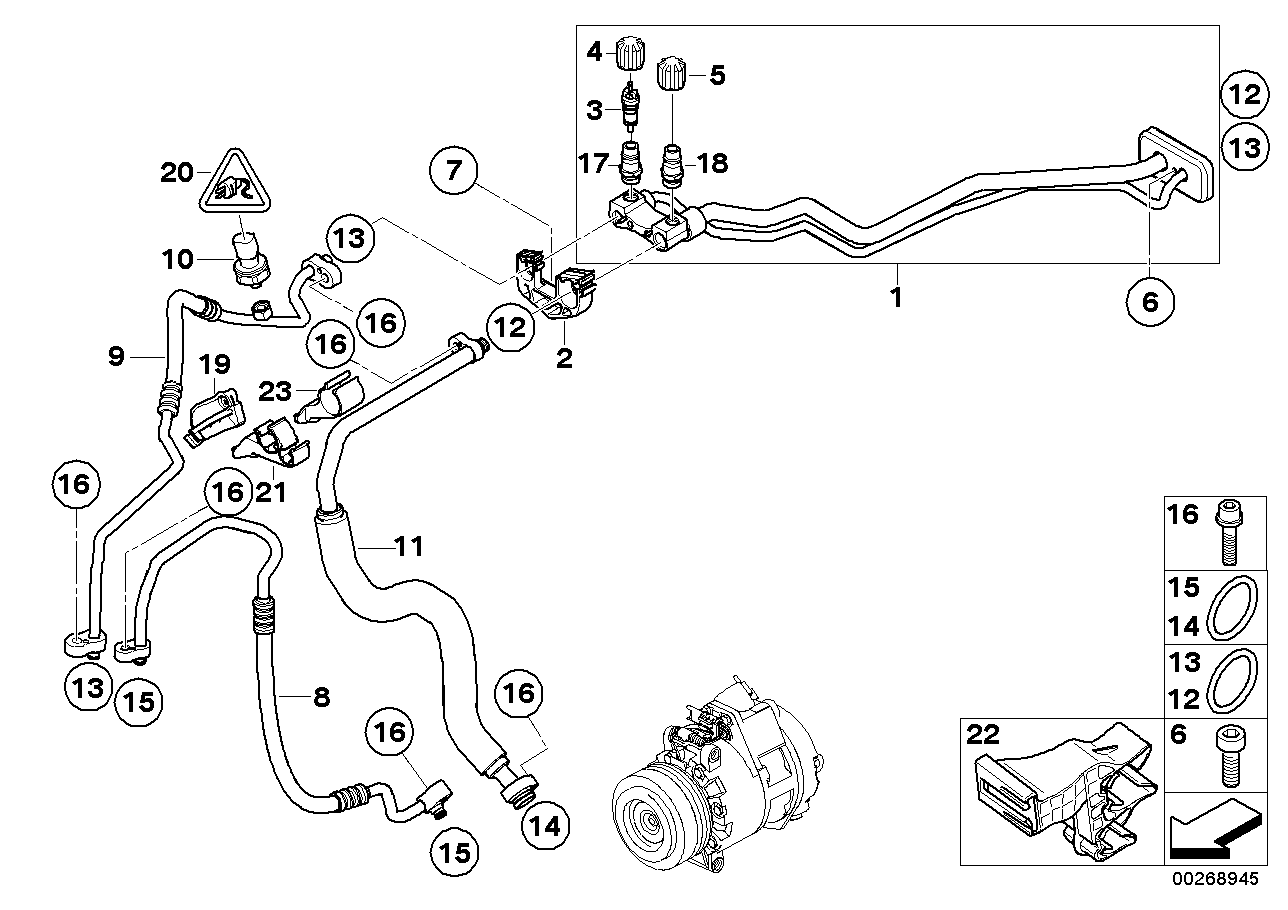 Genuine BMW 64509222724 E70 E71 Suction Pipe N55 (Inc. X5 40iX & X6)