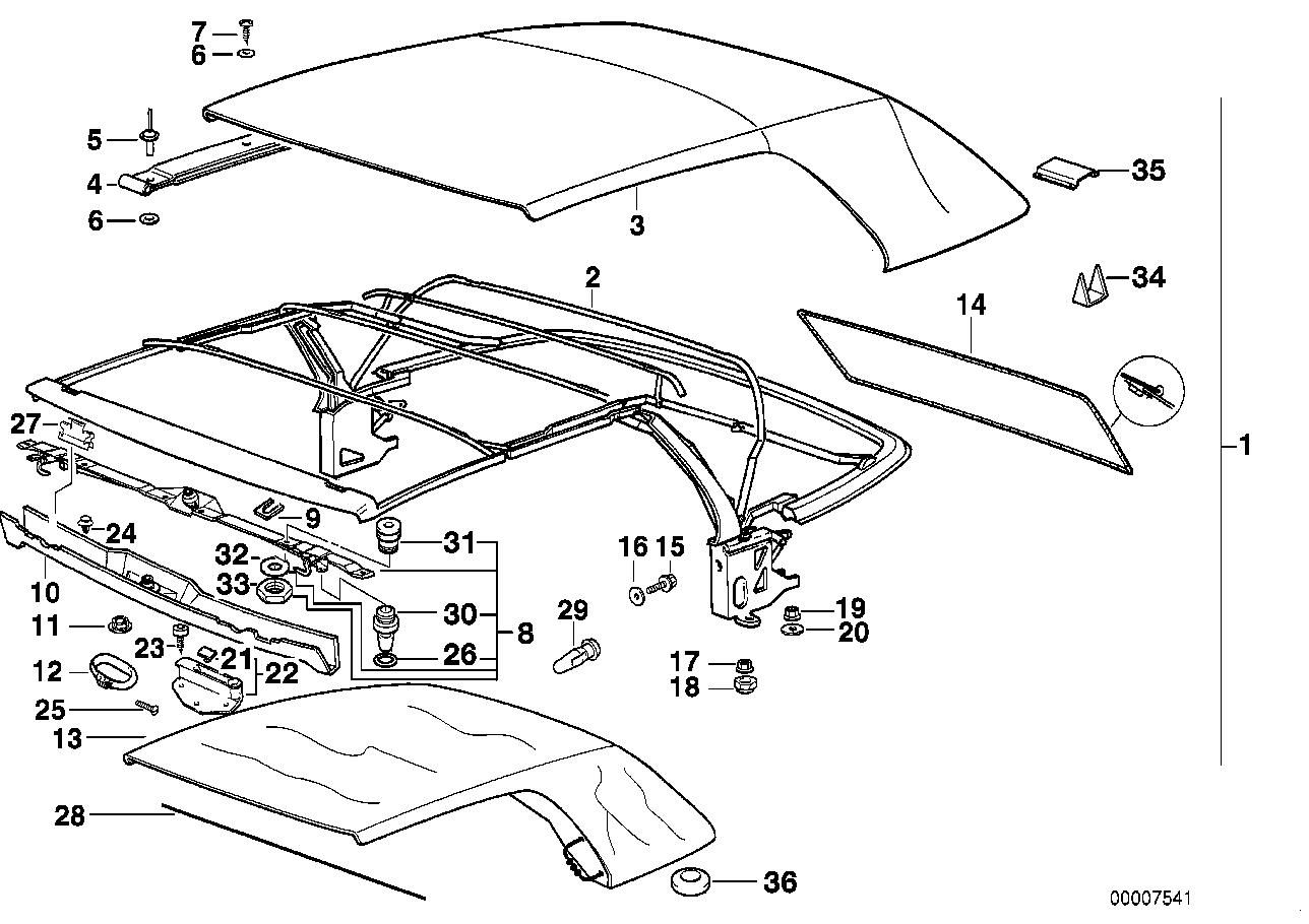 Genuine BMW 07119902248 E36 Csk.Lenshead Screw ST4,8X13 SWH-ZN (Inc. 318i, 320i & 323i)