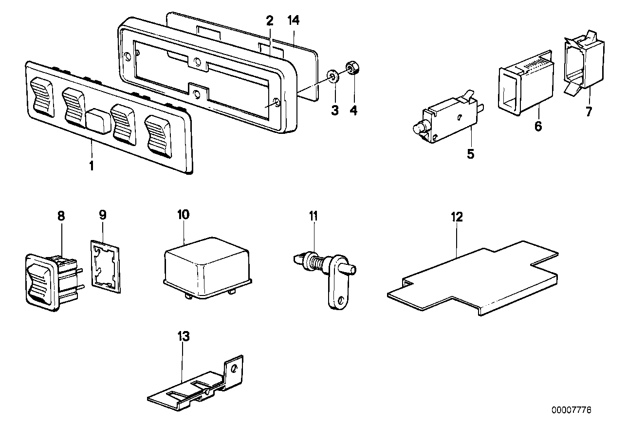 Genuine BMW 51411852265 E12 Cover (Inc. 525, 528i & 530i)