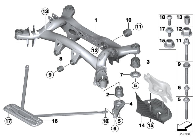 Genuine BMW 33326895135 Tension Strut | ML Performance UK Car Parts