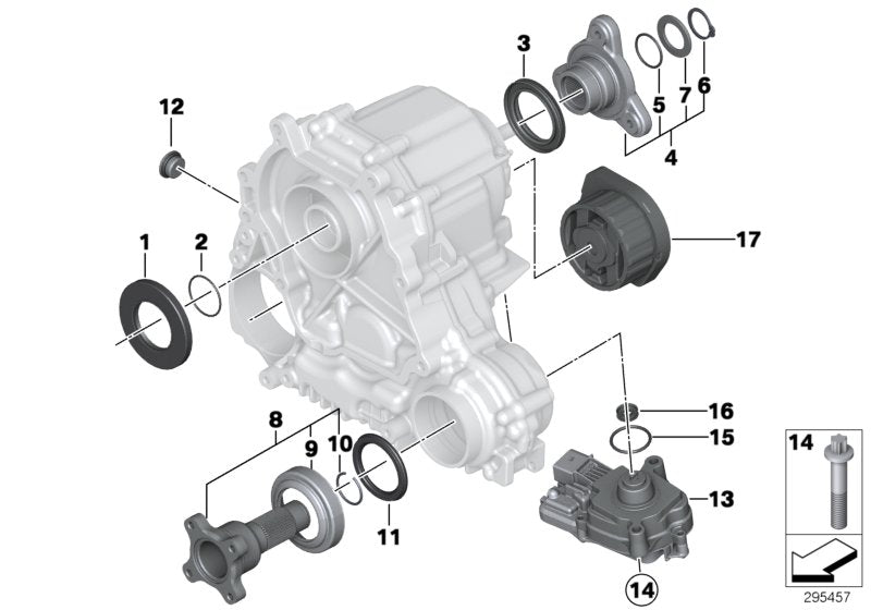 Genuine BMW 27607643762 E71 E70 F20 Longitudinal Torque Module (Inc. X1 & X6 30dX)