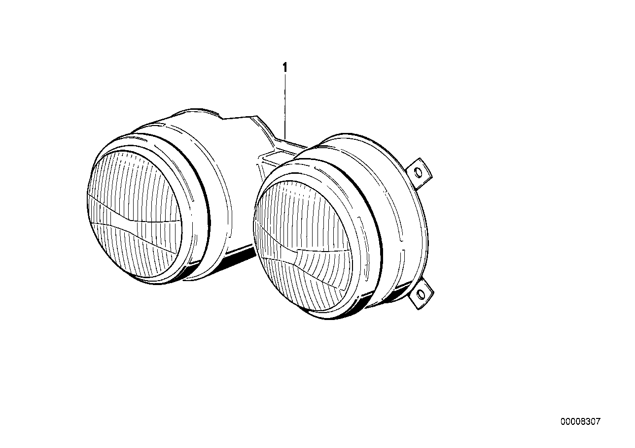 Genuine BMW 63121385043 Twin Headlight Left