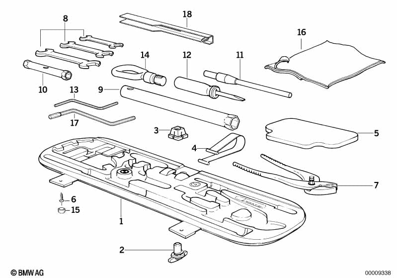 Genuine BMW 71111181418 Socket Wrench SW10