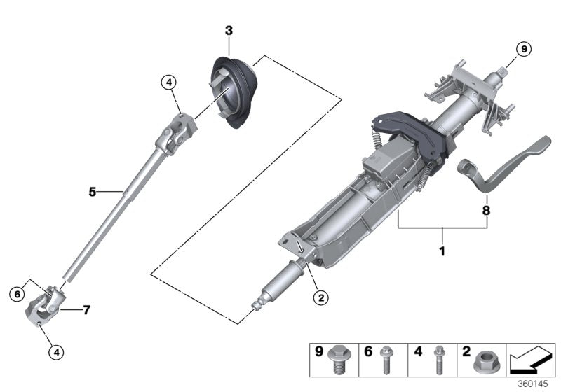 Genuine BMW 07119908585 F83 Star-Socket Screw M10X30-8.8 (Inc. M3, M4 GTS & M2 Competition)