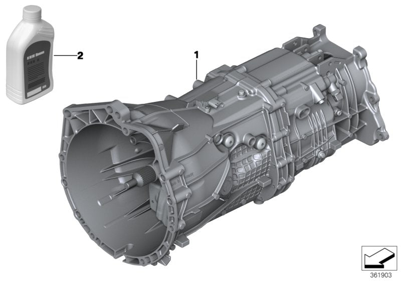 Genuine BMW 23007615977 E84 Exch. 6 Speed Gearbox GS6X45DZ - THW9 (Inc. X1 20iX, 328iX & 440iX)