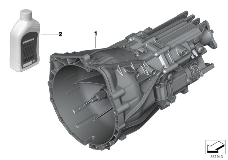 Genuine BMW 23007633989 Exch. 6 Speed Gearbox GS6-17BG - TAY9 (Inc. 220i, 320i & 420i)