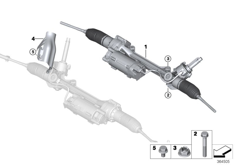 Genuine BMW 32107852660 Exch. Steering Box, Electr.