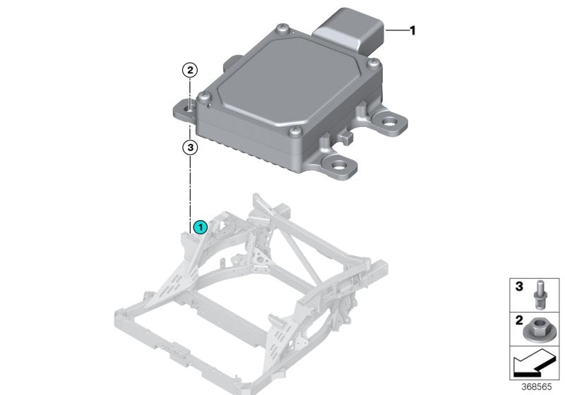 Genuine BMW 24608648526 I12 Electronic Control For Trans. Fluid Pump (Inc. i8)