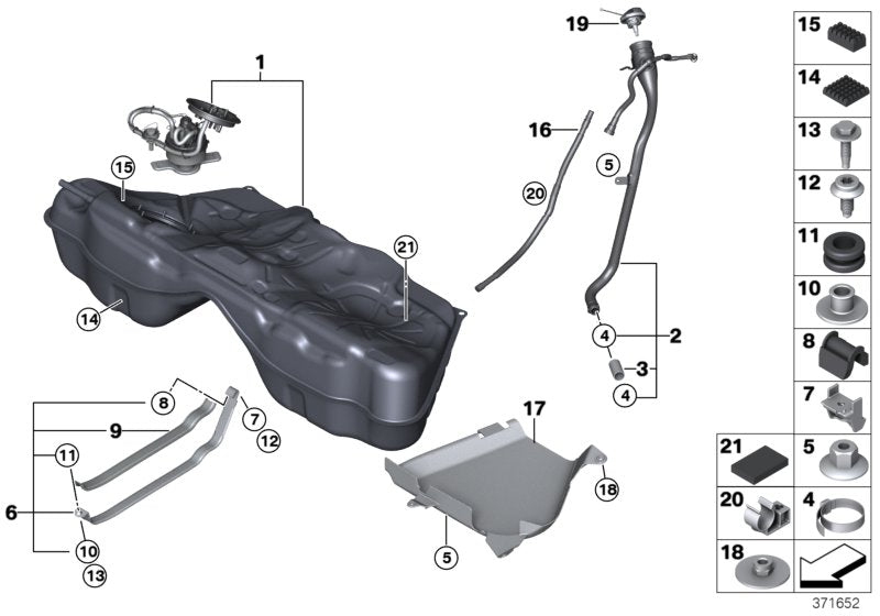 Genuine BMW 16117328084 RR31 Base (Inc. Phantom, M5 & M6)