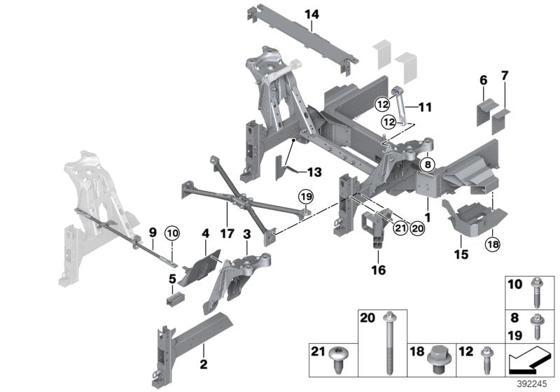 Genuine BMW 39206865177 Front Left Wheelhouse (Inc. i3 94Ah, i3 60Ah & i3 94Ah Rex)
