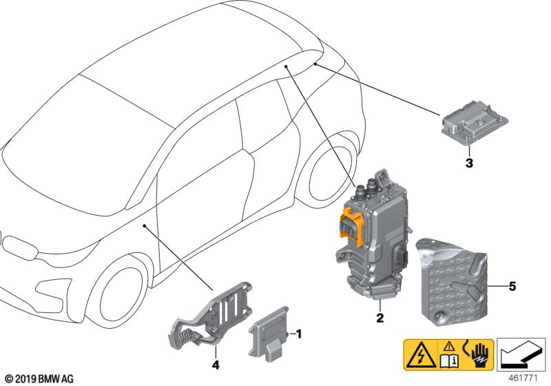 Genuine BMW 12389456560 Base Control Unit Edme 120AH (Inc. i3s 120Ah, i3 120Ah Rex & i3 120Ah)