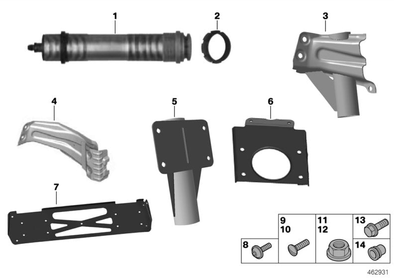 Genuine BMW 71128416791 Lifting Jack 50 mm (Inc. M235i Racing)