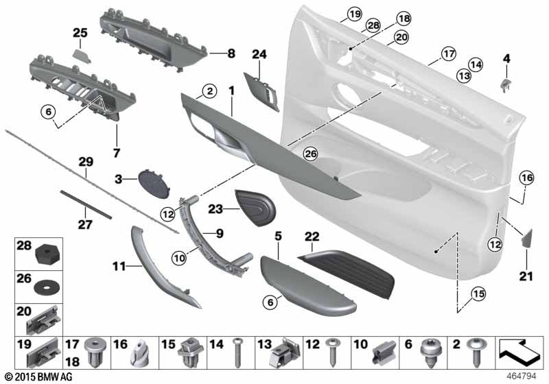 Genuine BMW 51417381884 Decor Strip, Right FEINSCHLIFF | ML Performance UK Car Parts