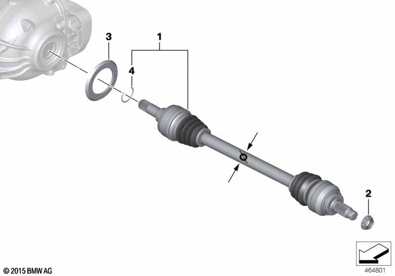 Genuine BMW 33205A318F8 Dust Guard Ring, Plastic HAG 215/225 | ML Performance UK Car Parts