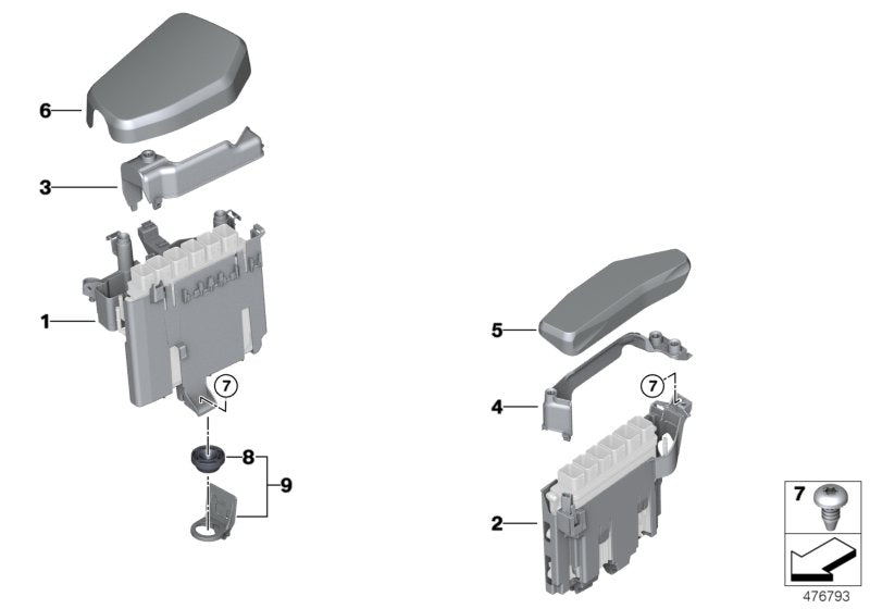 Genuine BMW 12908658374 G05 G11 Cover (Inc. X6 M50iX, 750Li & M550iX)