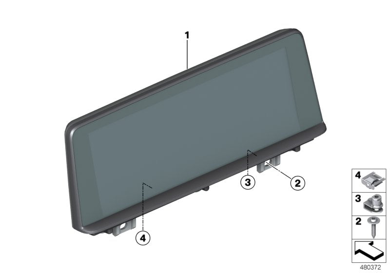 Genuine BMW 65506837127 F22 F83 Central Information Display 6,5" (Inc. 318i, 320iX & M2 Competition)