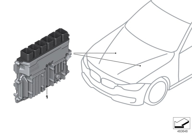 Genuine BMW 12148740051 F90 Basic Cotrol Unit Dme DME 88T0 (Inc. M5)