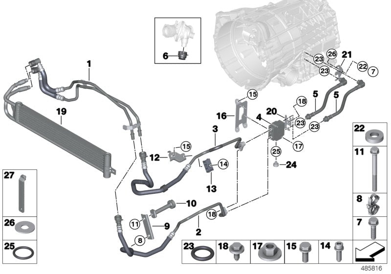 Genuine BMW 83318417329 Tools GEARBOX THERMO. (Inc. M235i Racing & M4 GT4)