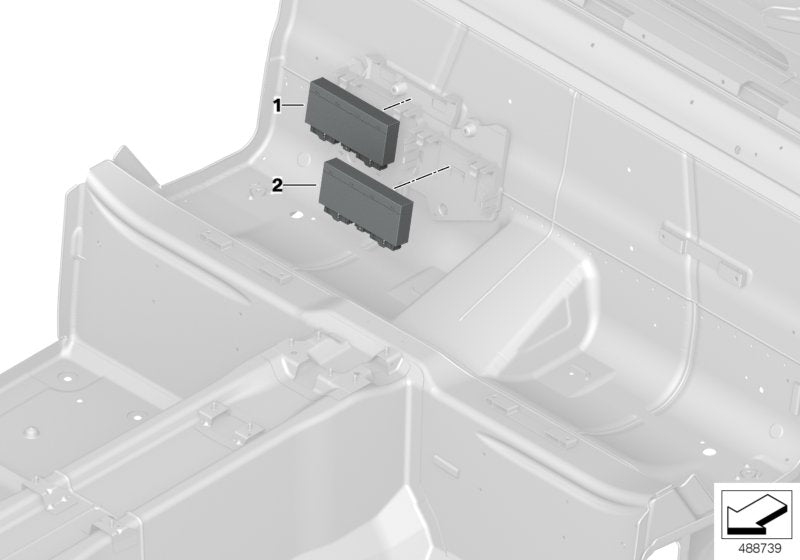Genuine BMW 61359481411 I15 Convertible Top Module SLAVE (Inc. i8)